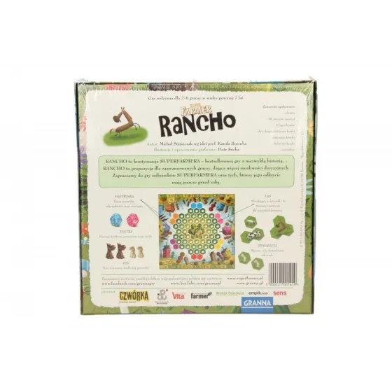 Rancho Superfarmer rodzinna gra planszowa Granna