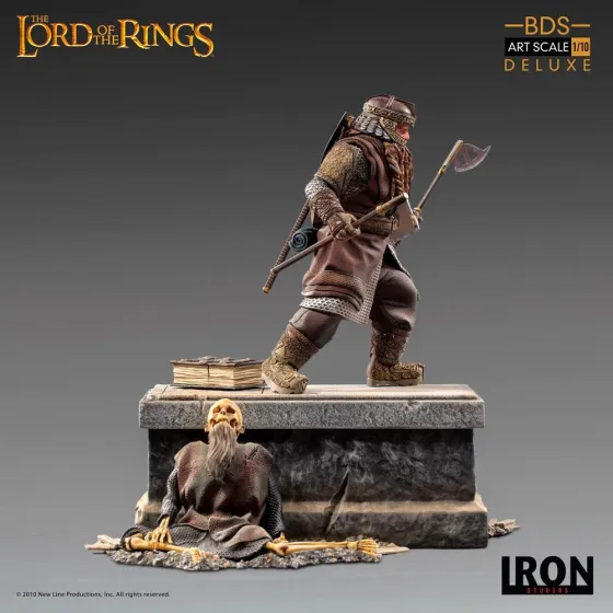 Figurka Gimli 21 cm Lord Of The Rings Deluxe BDS Art Scale Statue 1/10