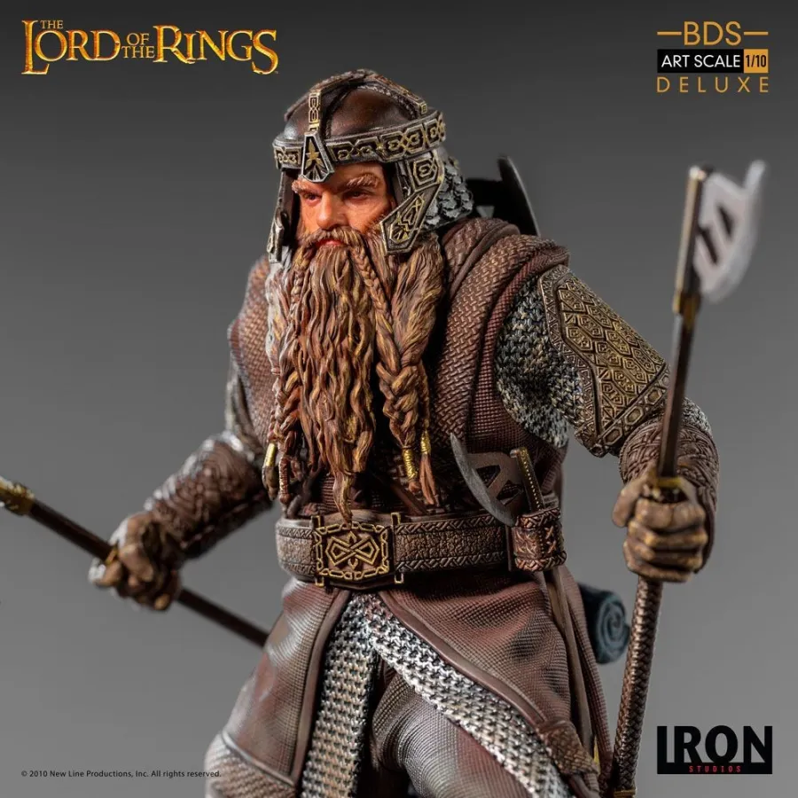 Figurka Gimli 21 cm Lord Of The Rings Deluxe BDS Art Scale Statue 1/10