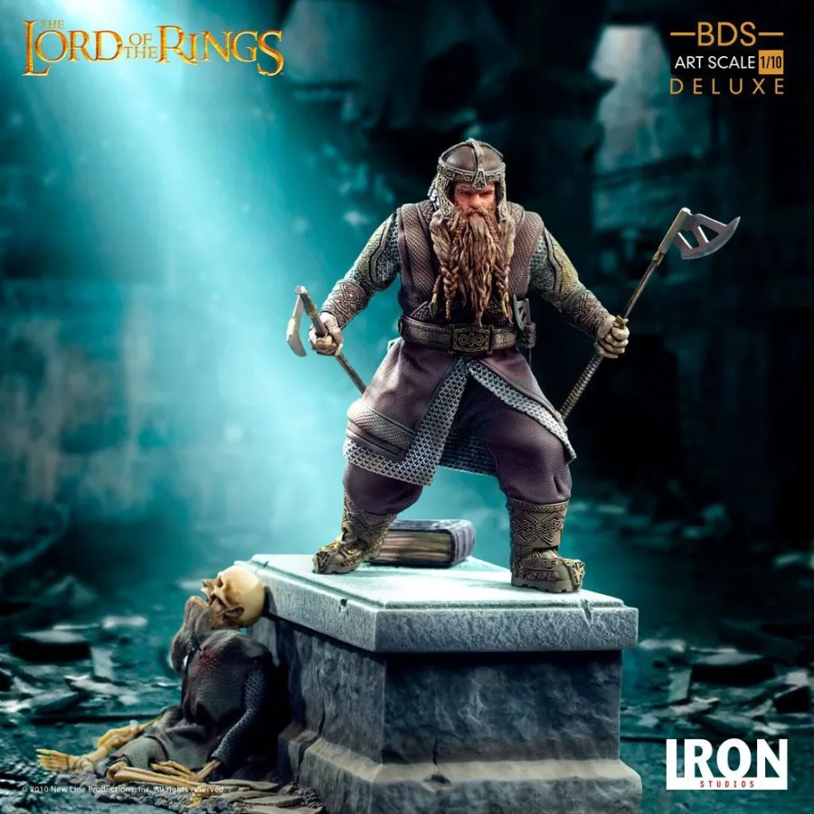 Figurka Gimli 21 cm Lord Of The Rings Deluxe BDS Art Scale Statue 1/10