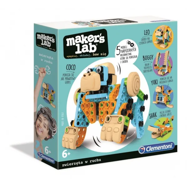 Zestaw kreatywny Makers Lab Zabawne zwierzęta