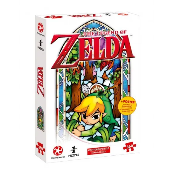 Winning Moves Puzzle Zelda Link Boomerang 360 elementów