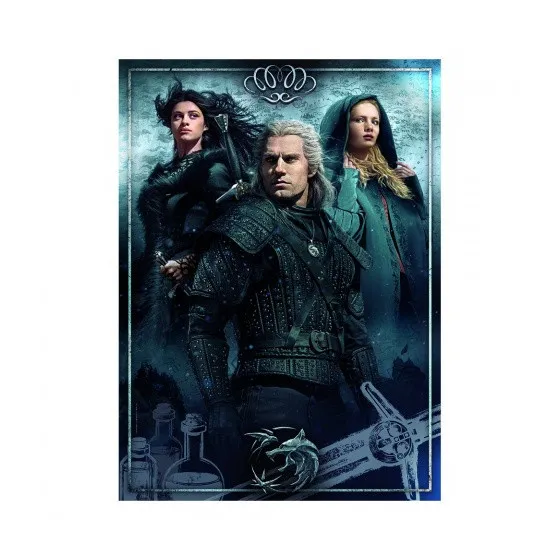 Clementoni Puzzle Witcher : Ciri, Yennefer & Geralt 1000 elementów