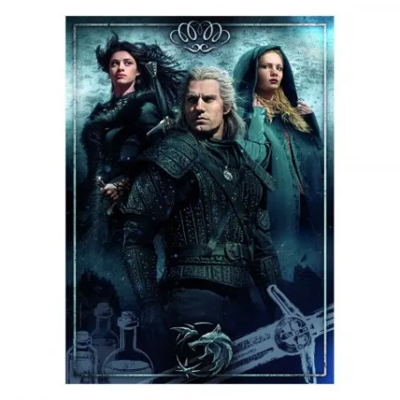Clementoni Puzzle Witcher : Ciri, Yennefer & Geralt 1000 elementów