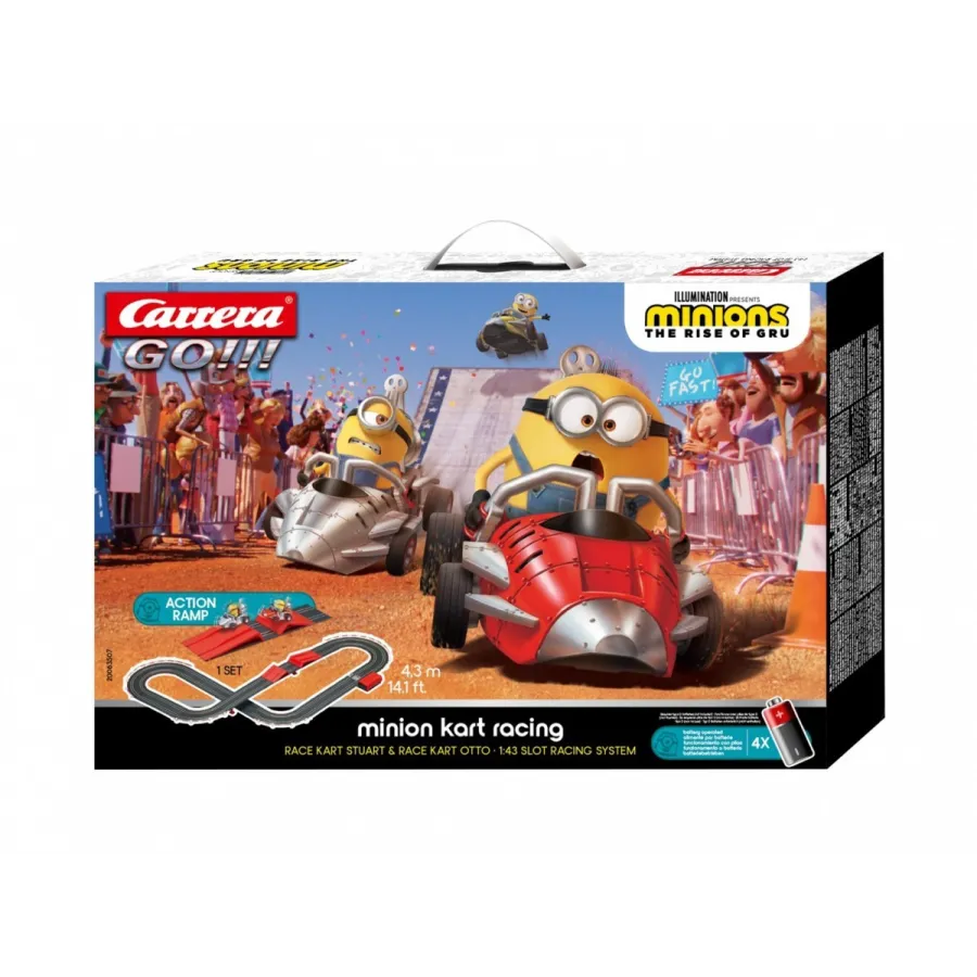 Carrera GO!!! Tor wyścigowy Minionki Minions Kart Racing 4,3m