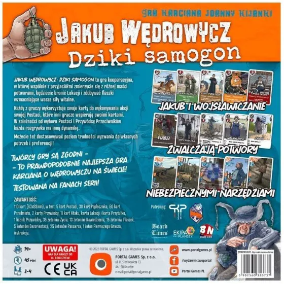 Dziki samogon: Jakub Wędrowycz gra planszowa