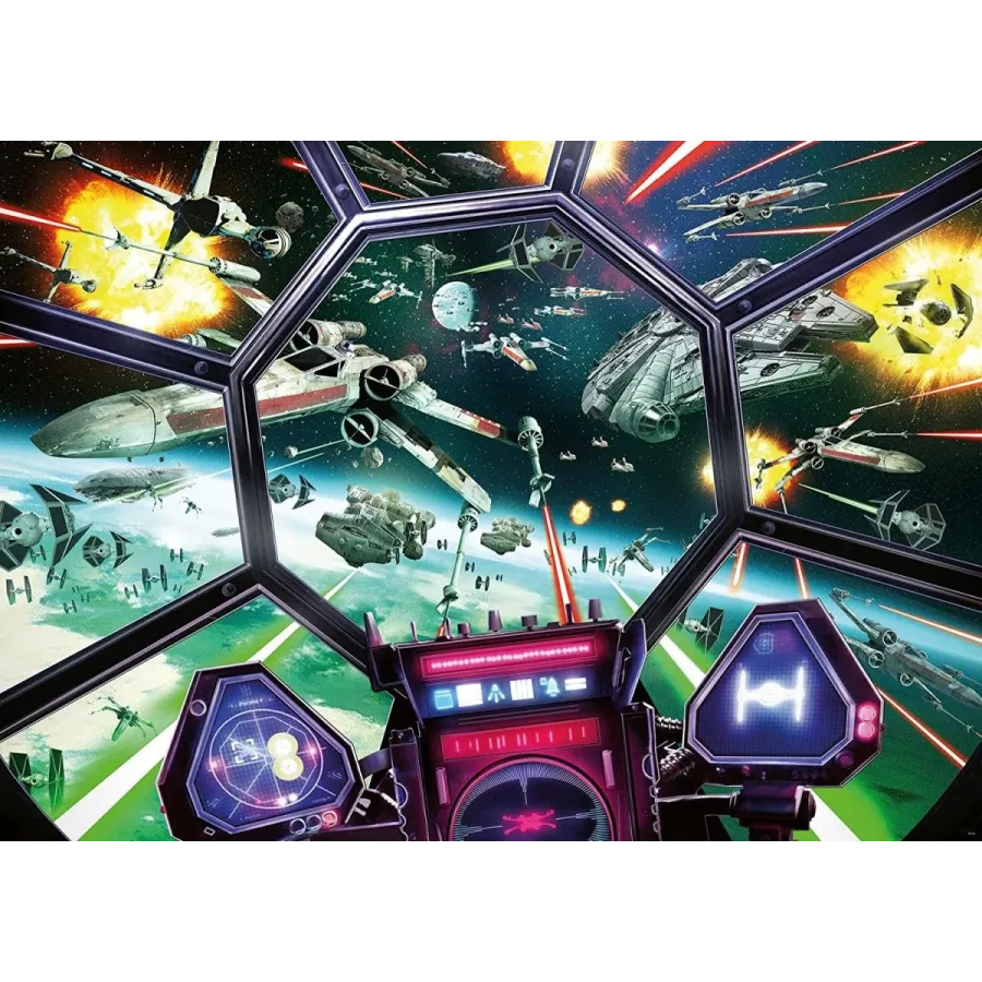 Puzzle 1000 elementów Star Wars: TIE Fighter Cockpit