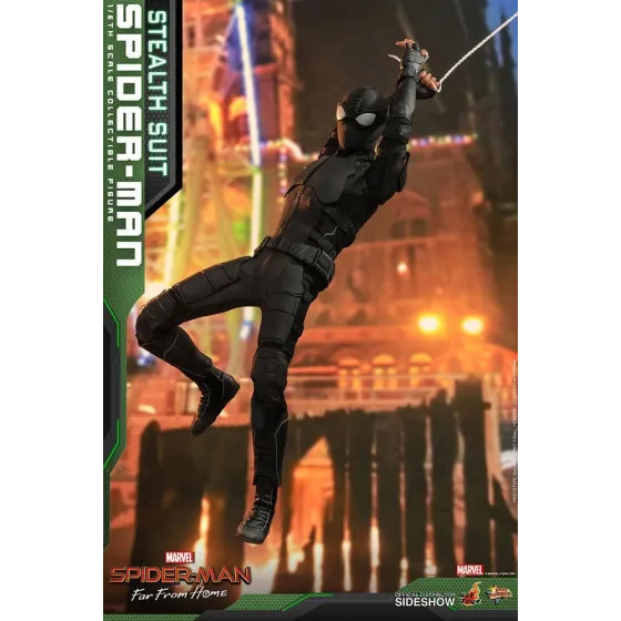 Figurka Spider-Man Stealth Suit 29 cm Spider-Man: Far From Home Movie Masterpiece Action Figure 1/6