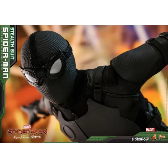 Figurka Spider-Man Stealth Suit 29 cm Spider-Man: Far From Home Movie Masterpiece Action Figure 1/6