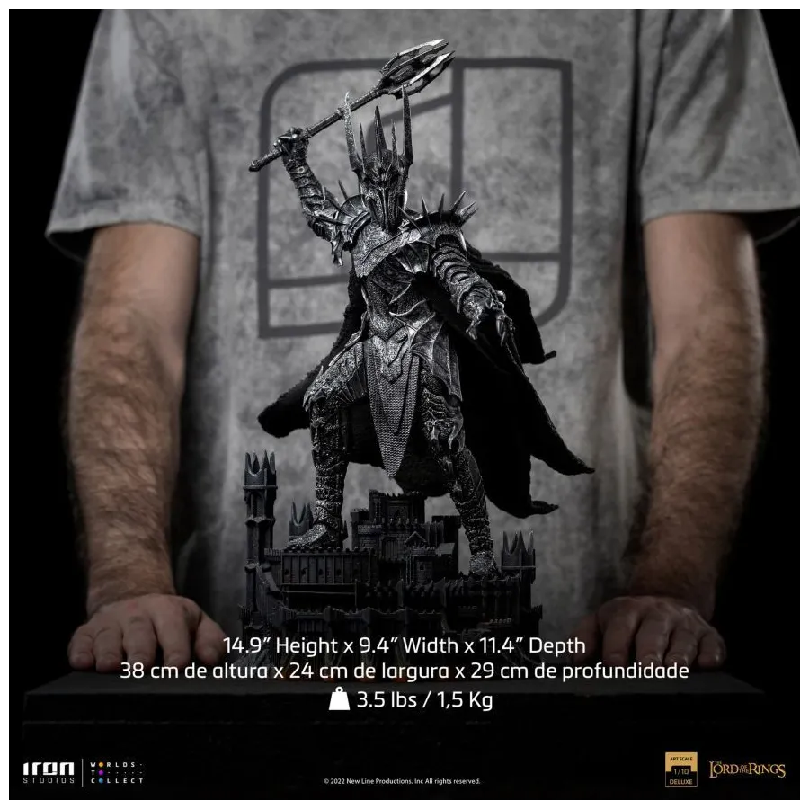Figurka Lord Sauron 38 cm Deluxe Art Scale 1/10 The Lord of the Rings