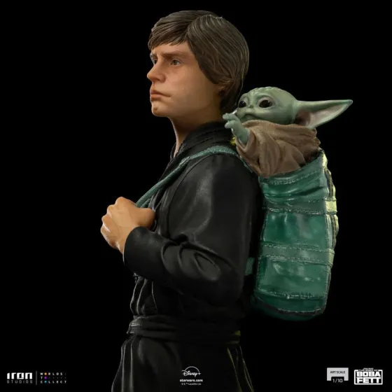 Figurka Luke Skywalker and Grogu Training 20 cm Art Scale 1/10 Star Wars