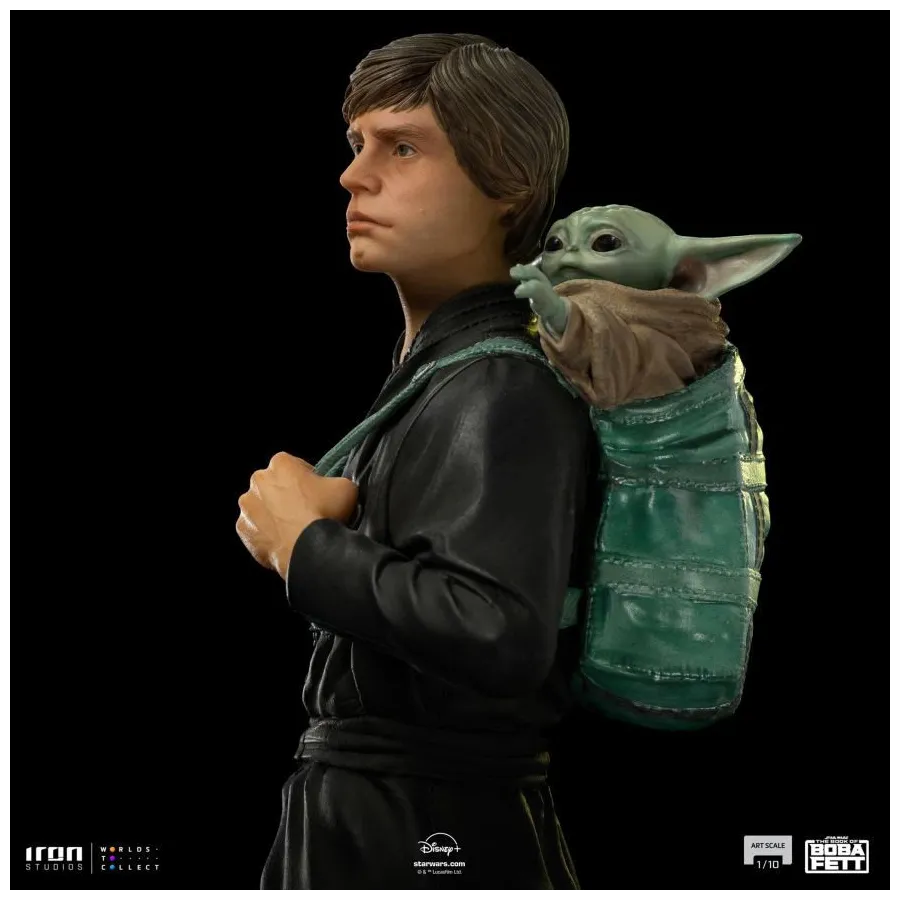 Figurka Luke Skywalker and Grogu Training 20 cm Art Scale 1/10 Star Wars