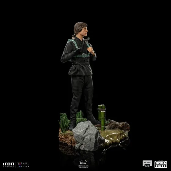 Figurka Luke Skywalker and Grogu Training 20 cm Art Scale 1/10 Star Wars