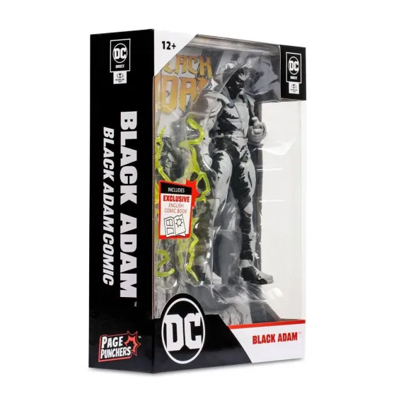 Figurka Black Adam with Black Adam Comic Line Art Variant DC Direct