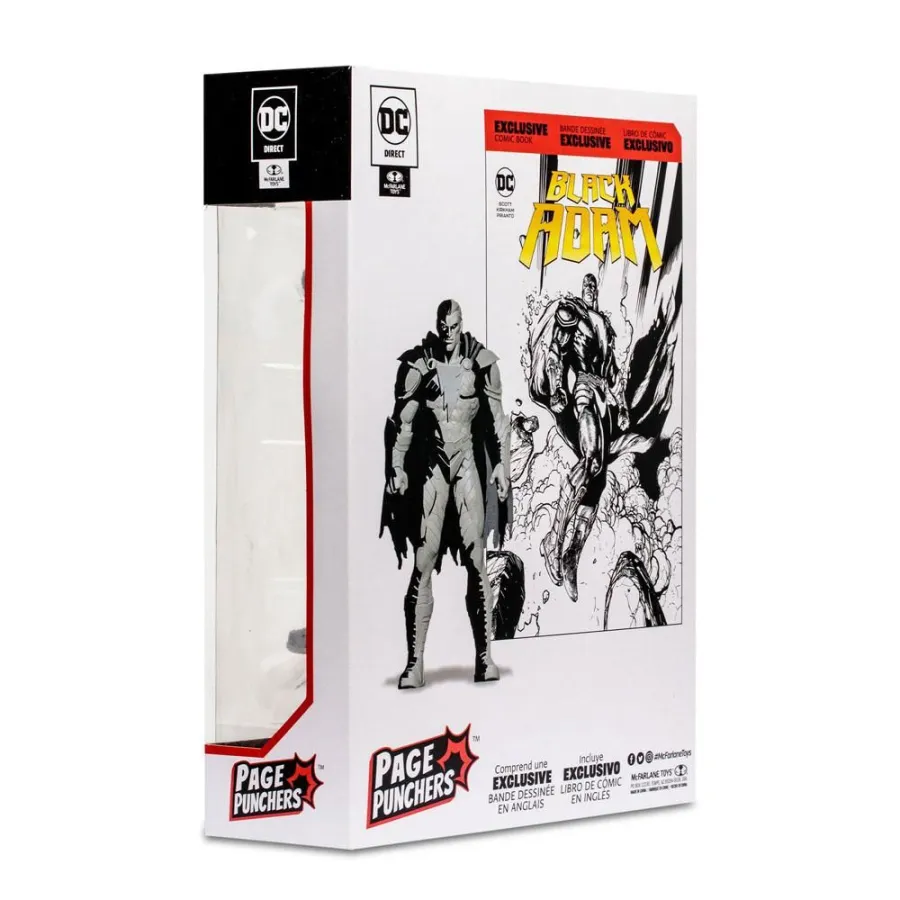 Figurka Black Adam with Black Adam Comic Line Art Variant DC Direct