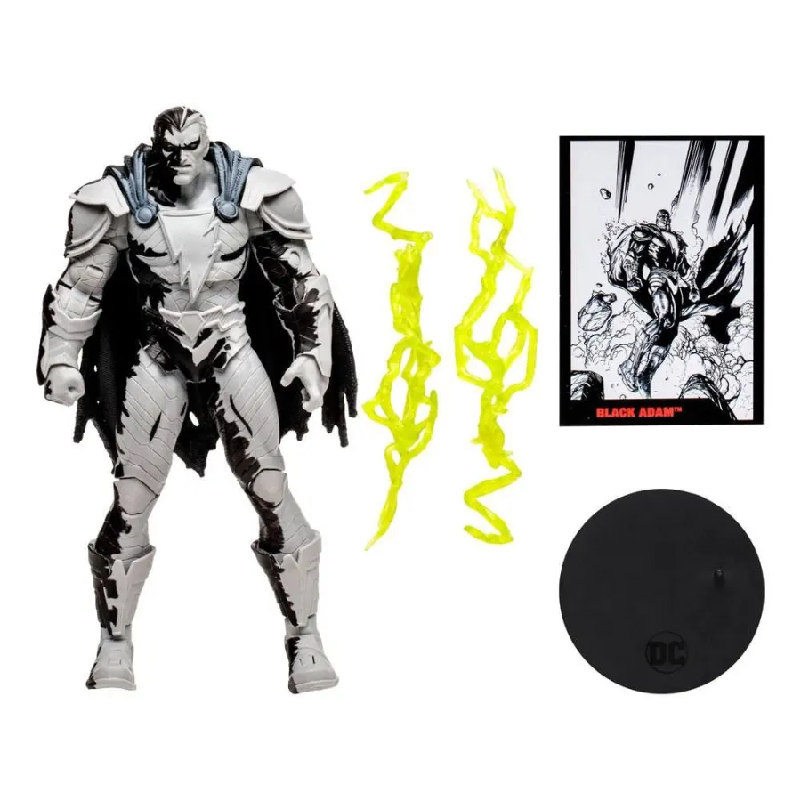 Figurka Black Adam with Black Adam Comic Line Art Variant DC Direct