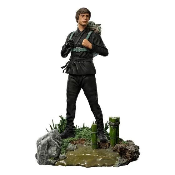 Figurka Luke Skywalker and Grogu Training 20 cm Art Scale 1/10 Star Wars