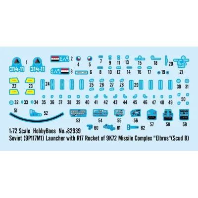 Hobby Boss 82939 1:72 Former Soviet Scud-B ballistic missile