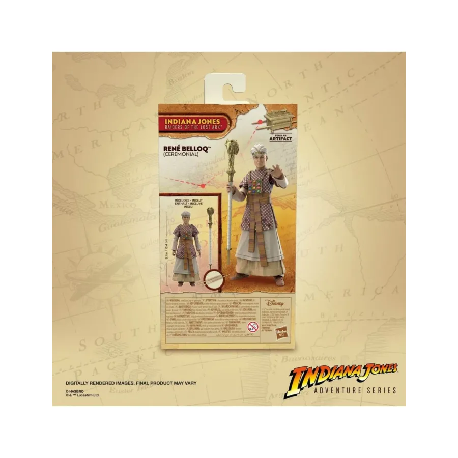 Figurka F6064 Rene Belloq Ceremonial 15 cm Indiana Jones Adventure Series