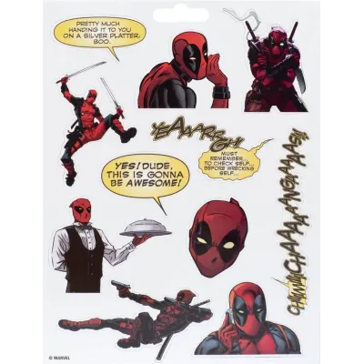 Deadpool Magnet Set zestaw 23 magnesów na lodówkę