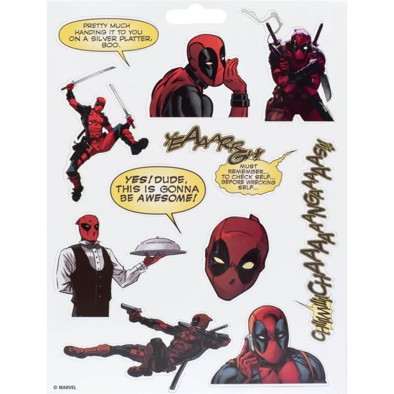 Deadpool Magnet Set zestaw 23 magnesów na lodówkę