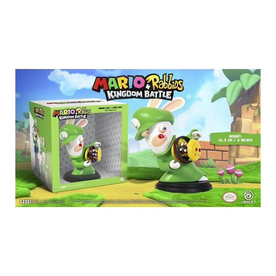 Figurka Mario + Rabbids Kingdom Battle Luigi 16,5 cm