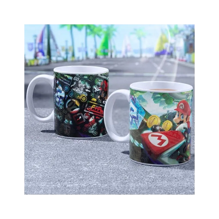 Mario Kart Heat Change Mug kubek termoaktywny 300ml