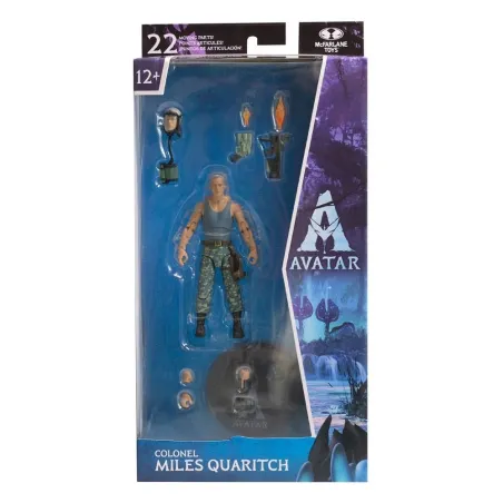 Figurka akcji Disney: Avatar Colonel Miles Quaritch 18 cm