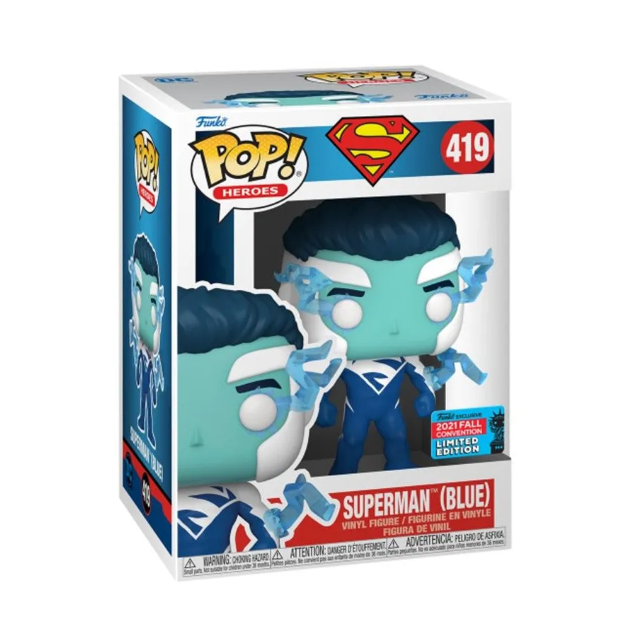 Figurka Funko POP Heroes: DC Superman Blue NYCC Exclusive 419