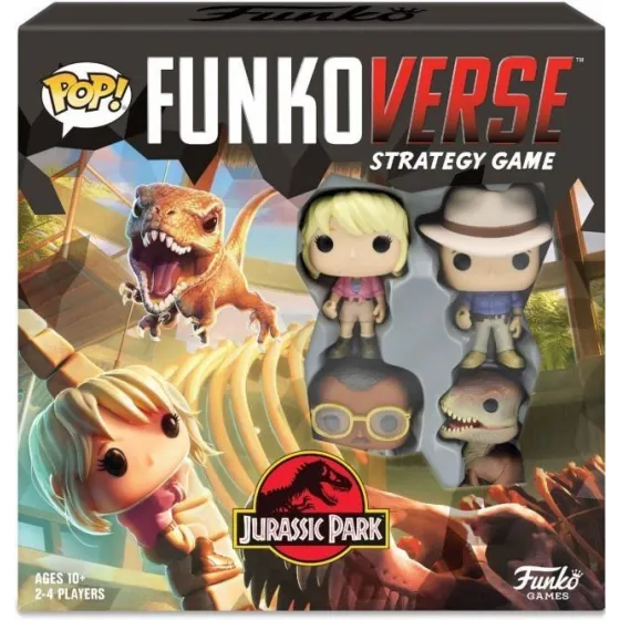 Gra planszowa POP! Funkoverse: Jurassic Park Base Set 100