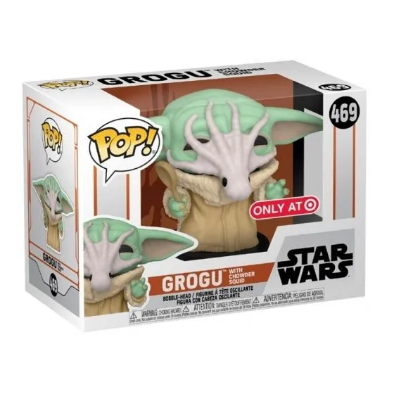 Funko POP Grogu with Chowder Squid 9 cm Exclusive Star Wars: The Mandalorian