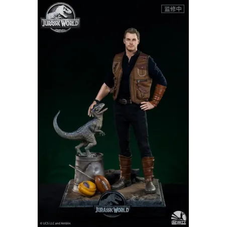 Figurka Owen and Baby Blue 52 cm Limited Edition 1/4 Jurassic World: Fallen Kingdom