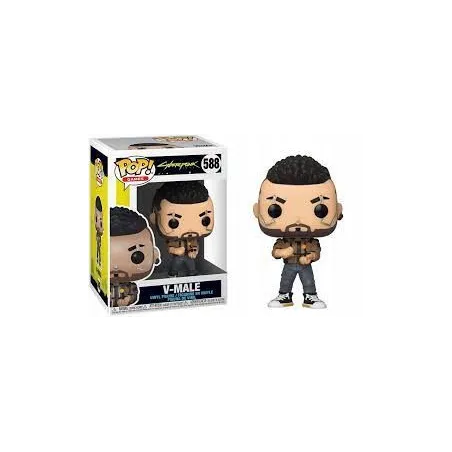 Funko POP Cyberpunk 2077 Games Vinyl Figure V-Male nr 588