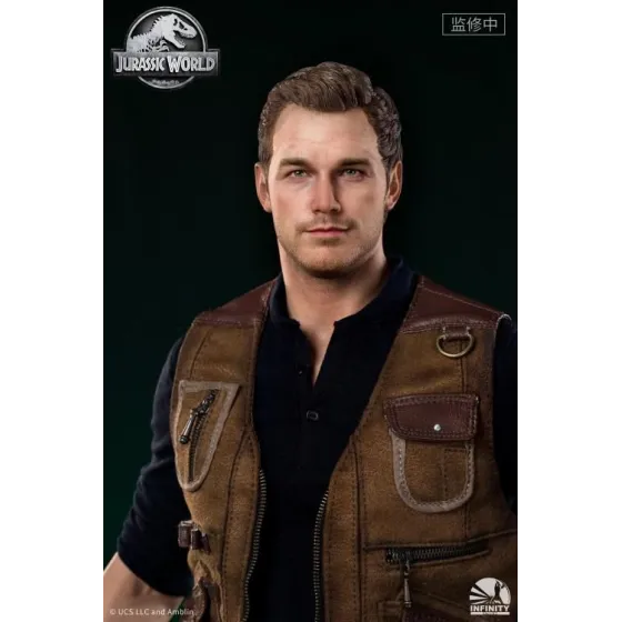 Figurka Owen and Baby Blue 52 cm Limited Edition 1/4 Jurassic World: Fallen Kingdom