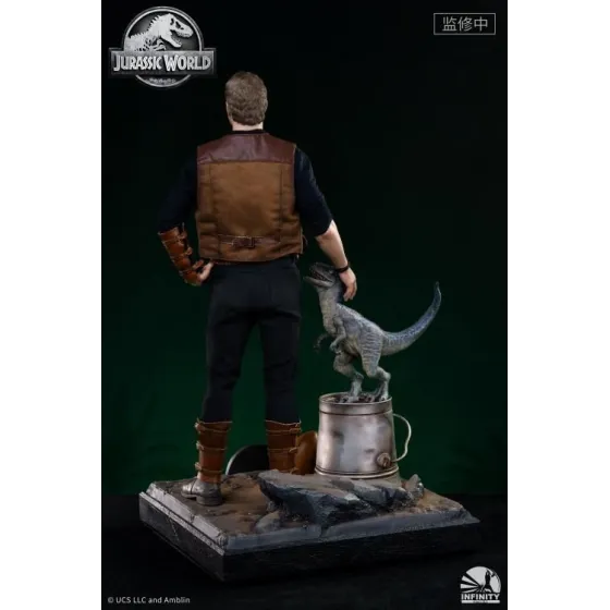 Figurka Owen and Baby Blue 52 cm Limited Edition 1/4 Jurassic World: Fallen Kingdom