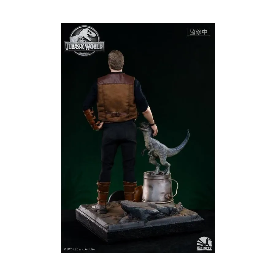 Figurka Owen and Baby Blue 52 cm Limited Edition 1/4 Jurassic World: Fallen Kingdom