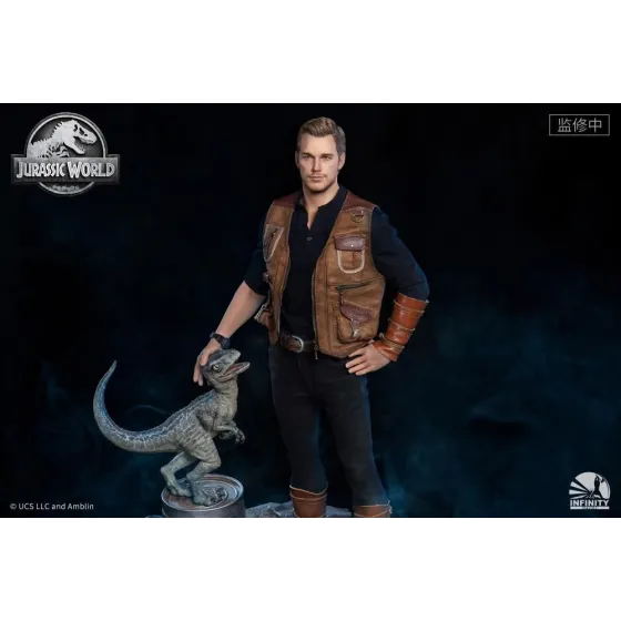 Figurka Owen and Baby Blue 52 cm Limited Edition 1/4 Jurassic World: Fallen Kingdom