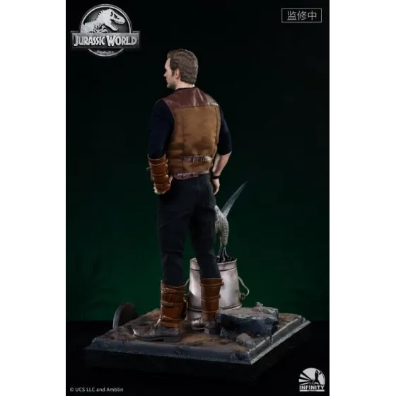 Figurka Owen and Baby Blue 52 cm Limited Edition 1/4 Jurassic World: Fallen Kingdom