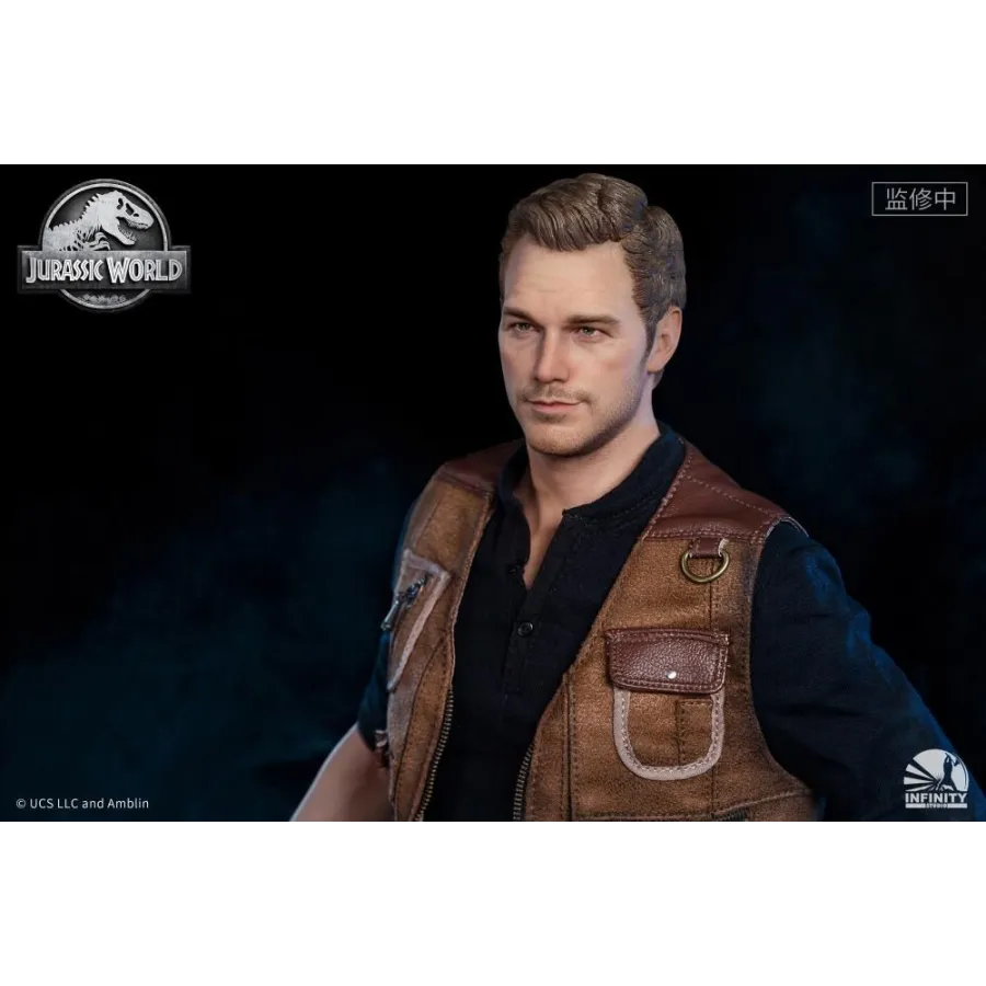 Figurka Owen and Baby Blue 52 cm Limited Edition 1/4 Jurassic World: Fallen Kingdom