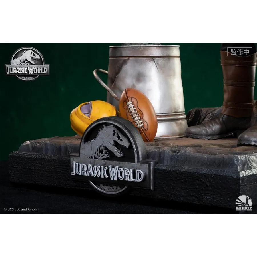 Figurka Owen and Baby Blue 52 cm Limited Edition 1/4 Jurassic World: Fallen Kingdom