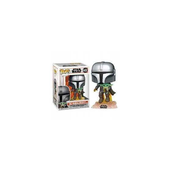 Funko POP Star Wars The  Mandalorian Mando Flying nr 402