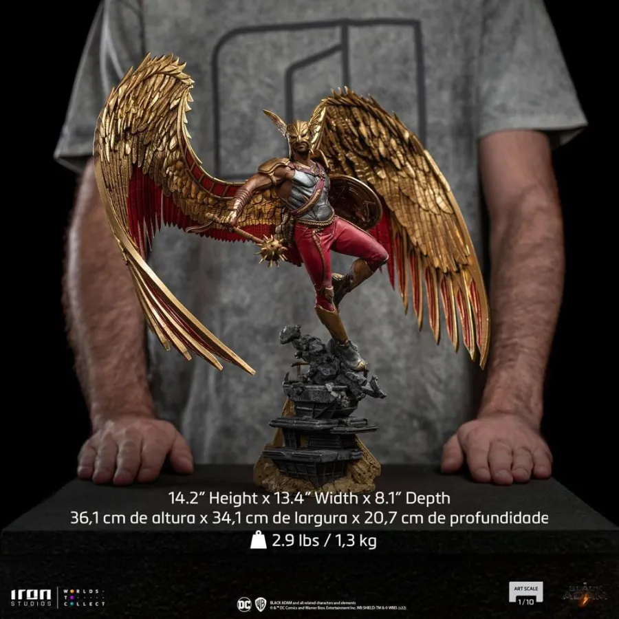 Figurka Black Adam Art Scale Statue 1/10 Hawkman 36 cm