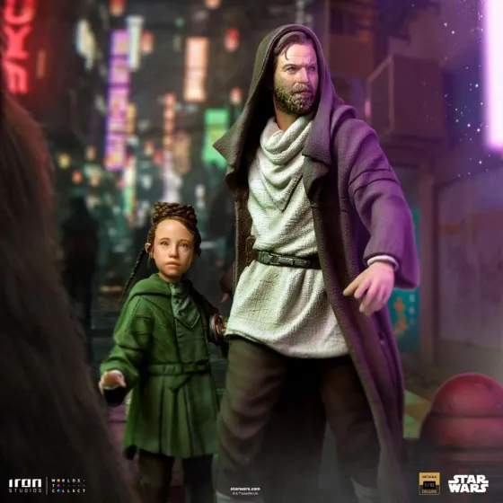 Figurka Obi-Wan & Young Leia 20 cm Star Wars: Obi-Wan Kenobi Deluxe Art Scale 1/10