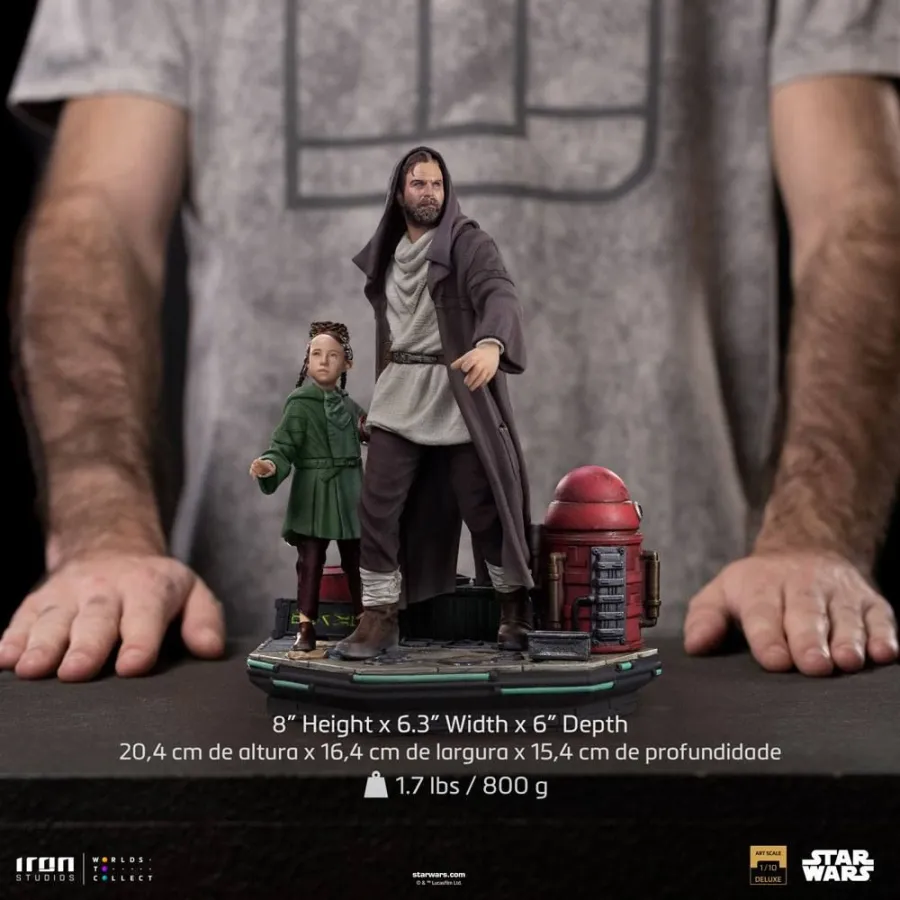 Figurka Obi-Wan & Young Leia 20 cm Star Wars: Obi-Wan Kenobi Deluxe Art Scale 1/10