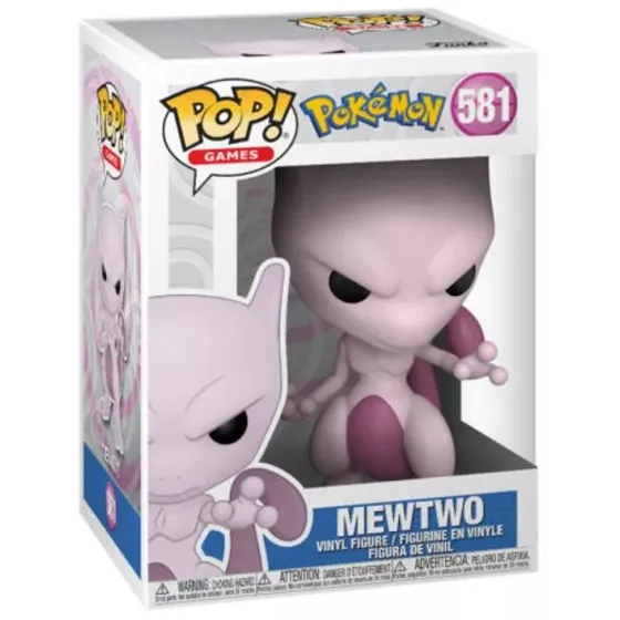 Funko POP Mewtwo 9 cm Pokemon Games 581