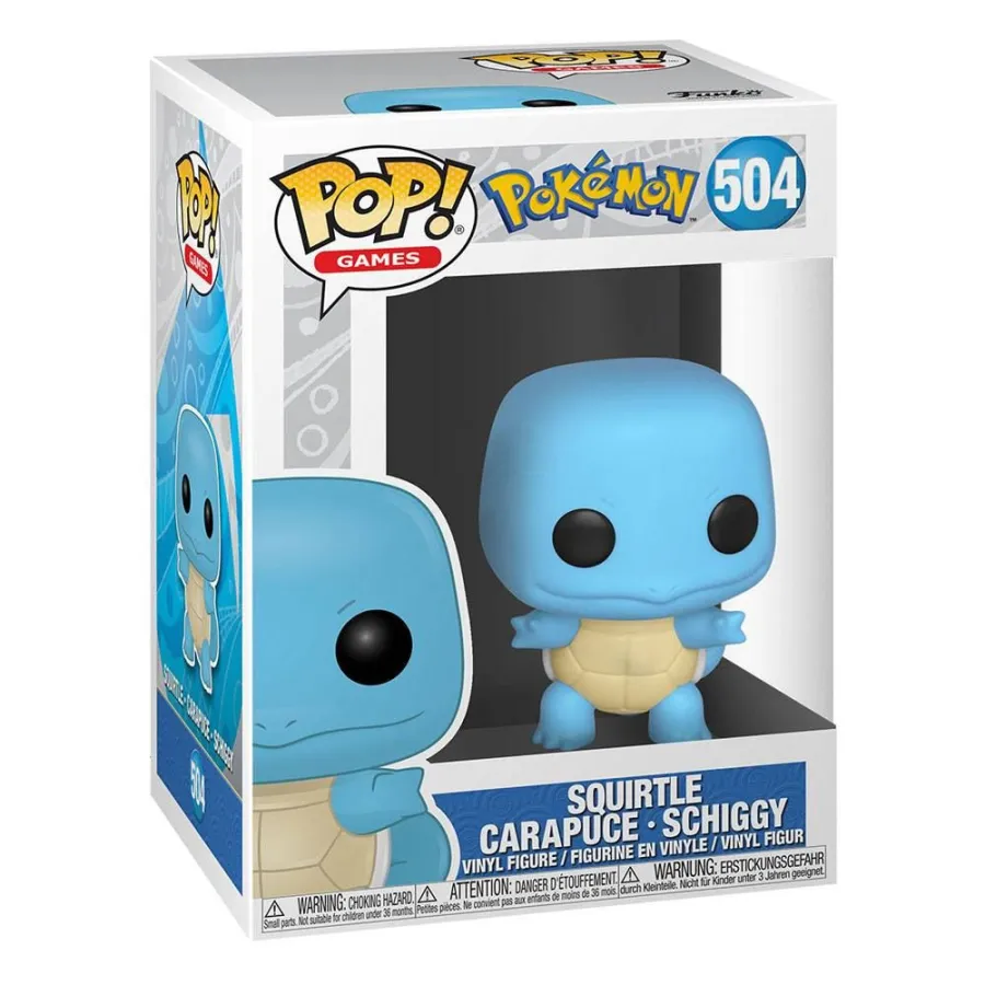 Funko POP Squirtle EMEA 9 cm Pokemon Games 504