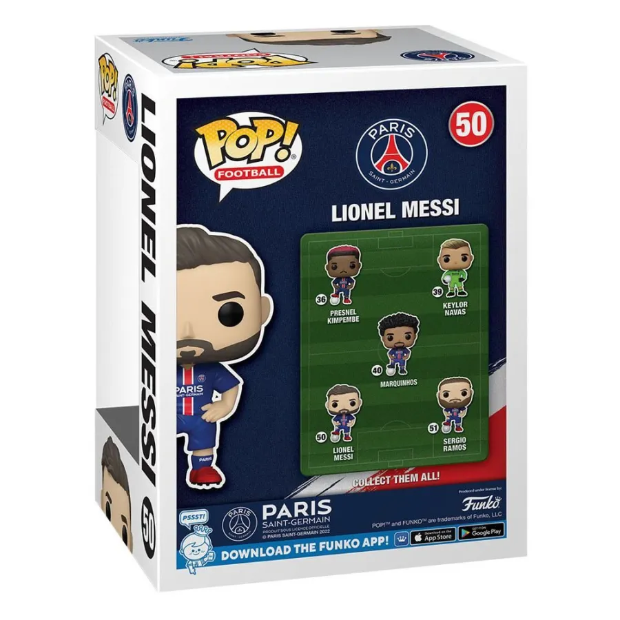 Funko POP Lionel Messi 9 cm Paris Saint-Germain F.C.Football 50