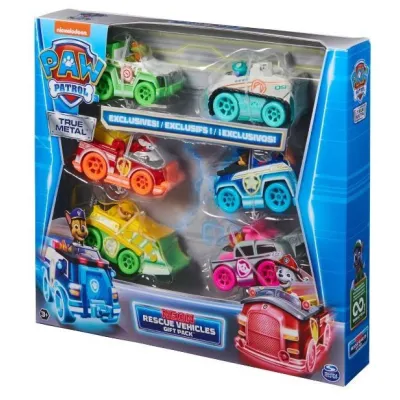 Zestaw Prezentowy Psi Patrol Die-Cast Neon