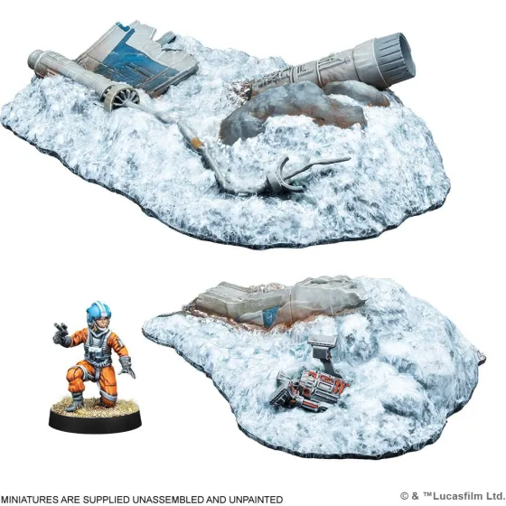 Star Wars Legion: Crashed X-Wing Battlefield dodatek