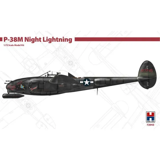 Hobby 2000 72043 P-38M Night Lightning skala 1:72